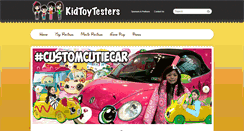 Desktop Screenshot of kidtoytesters.com